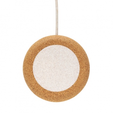 Logotrade promotional merchandise picture of: Cork and Wheat 5W wireless charger
